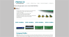 Desktop Screenshot of memory.princo.com.tw